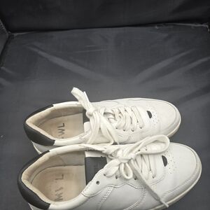 Classic White and Black Women's Sneakers